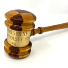 Vintage Wooden Gavel Mallet Hammer  supreme President Janet Woosley 1987-1988 
