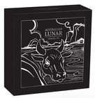 2021 Australia Proof Lunar Year Of The Ox 1oz Silver  1 Coin Series Iii