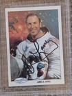 James Lovell Apollo 13 Signed 1990 Space Shots Card Beckett Certified Autograph