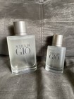 Acqua Di Gio Giorgio Armani Nib  Men   s Cologne 100ml   30ml Set Missing Top Box