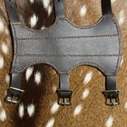 Archery Leather Arm Guard   3 Adjustable Leather Straps Tom Smith Maker N y 