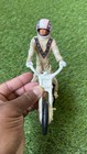         original 1970s Evel Knievel Stunt Cycle   Action Figure With Helmet - Ideal