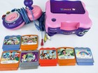 Vtech V Smile Kids Tv Learning System Pink Console - Joystick   7 Games Untested