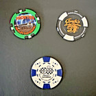 Harley-davidson Poker Chip Lot 6 Prince George Canada Woodlands 115th Frontier