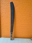 Vintage 13  Machete With Wood Handle And Canvas Sheath