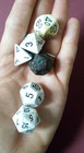 Mixed Lot Of 6 Dice For Rpg Ffg Themed Game Play