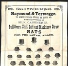 Raymond   Torwegge Hats St  Louis  Mo 1881 14  X 21  Broadside Style Catalog