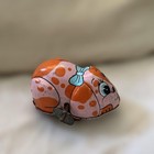 Vintage Japanese Tin Toy Dog Hue Wind Up Showa Era