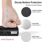 Glasses Case Hard Shell  Travel Sunglasses Case  Leather Hard Eyeglass Case For