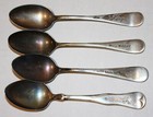 Lot Of 14 antique mixed Lot flatware silverware spoons forks serving Pieces old 