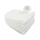 5pcs Cotton Cloth Baby Diapers Inserts Liners 3 Layers Reusable Newborn Nappy E