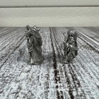 Vintage Hudson Noah s Ark With Hudson Pewter Noah   Wife Figurines  2349    3270