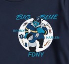 Fdny Rescue 3    big Blue    Old School Version Shirt - Large