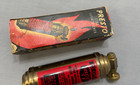 Vtg Miniature Presto Cb Brass Motorcycle Harley Fire Extinguisher 5 5  Box