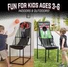 Indoor Basketball Arcade Game Double Electronic Hoops Shot 2 Player W  5 Balls
