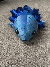 Large Blue Axolotl Plush 35    Giant Shiny Sparkly Toy Stuffed Animal Kids Toys