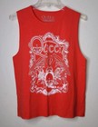 Queen Band Crest Logo T-shirt Sz M Official Merch Red White Glitter Graphic Nwot