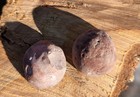 Natural Agate Geode Pair  Beautiful Polished Small Brazilian Agate Geode 18g