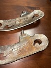 2 Antique Cast Iron Wood Coal Stove Foot Rails No  25 Cast Iron Parts Usa