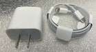 Qty 2 Brand New 20w Genuine Oem Apple Iphone Fast Charger Usb-c To Lightning 3ft