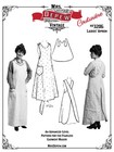 1915 Vintage Sewing Pattern 1910s Ladies  Full-length Apron 32-50  Bust  3206