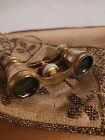 Colmont Ft Paris Antique Mother Of Pearl   Brass French Opera Glasses  c1 
