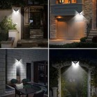 8pack Solar Power 100led Lights Pir Motion Sensor Outdoor Security Garden Lamp