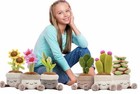 New Greenhouse Russ 12    Potted Plant Garden Lilly Sunflower Cactus Plush U Pick1