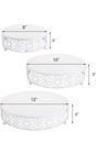 8 10 12 Inch Cake Stand Holder Dessert Cakes Display Plate Tray Platter