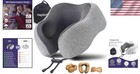 Memory Foam Neck Pillow With Chin Support For Ultimate Travel Comfort