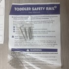 Toddler Crib Rail Guardrail White Compatible Delta Children Tg03 Salcod Safe