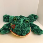 Dan Dee Collector s Choice Plush Frog Green Red Yellow 20-21  Stuffed Animal