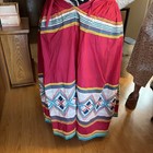 Vintage Seminole Patchwork Skirt Native American Tribal Art Authentic And Rare