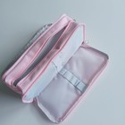 New Large Capacity Pencil Case 3 Compartment Pouch Pen Bag For School