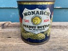 Vintage Tin Advertising Monarch Teenie Weenie Peanut Butter Can Chicago Ill Usa