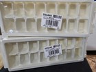 White Premium Ice Cube Trays   Lot Of 4