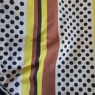 Vtg 70   s Yves Saint Laurent By Fieldcrest Twin Fitted Sheet Geometric Atomic 