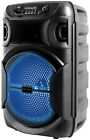 Technical Pro Rechargeable 8  Led Karaoke Machine System W bluetooth microphone