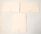 Hallmark Christmas Cards Santa Holly 3 1 2  X 5  Lot Of 3 Unused Vintage