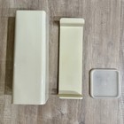 Vintage Tupperware Velveeta Block Cheese Keeper Container Holder 1696-4 Almond