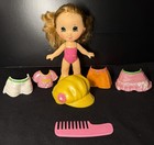 Vintage Fisher Price Snap N Style Doll With Clothing
