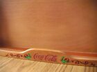  Franklin Mint Coca Cola - Set Of 6 Bottle Plates With Wooden Plate Holder