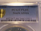 South Africa  1958 Elizabeth Ii Five Shillings  5 Shillings Pcgs Pl 66 Crown 