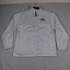 Usa Olympics Team Men s L Full Zip Jacket Sweater Embroidered Usa Made Soc White