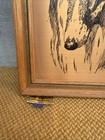 Vintage Coppercraft Collie Dog Etched Picture 1970s Lassie Joel Kirk   9 5x11 7   