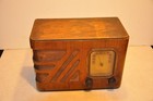 Vintage Philco Tube Radio Wood Model 38-12 1930s Untested For Parts