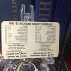 1982-83 Michigan Hockey Schedule