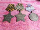 Russian Army Order Of Glory 3rd Class Silver Medal  Plus Two  1944 
