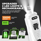 Heusom Silent Groom Pro Nail Grinder  Heusom Dog Nail Trimmer  Rechargeable Usb