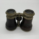 Vintage Le Jockey Club Paris Leather Opera Theatre Binoculars Made In France